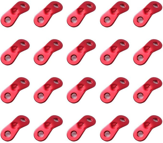 20 PCS Tent Rope Tensioner, Aluminum Guyline Cord Adjuster for Tent, Ultralight Strong Guy Lines Tensioner Tent Cord Tenord tensioner Camping Accessories