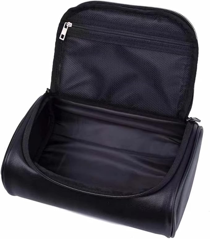 Personalized Small Toiletry Bag for Men,Premium Quality Durable and Stylish Travel Organizer for Travel, Grooming and Personal Care,Waterproof Leather Dopp Kit Gift for Father's Day