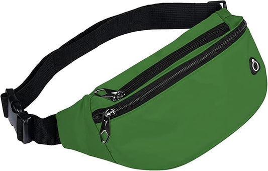 Fanny Pack for Men Women, Waterproof Sports Waist Bag Pack, Belt Bag for Travel Hiking Running