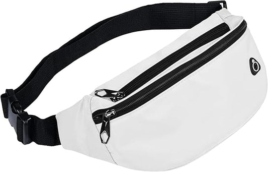 Fanny Pack for Men Women, Waterproof Sports Waist Bag Pack, Belt Bag for Travel Hiking Running