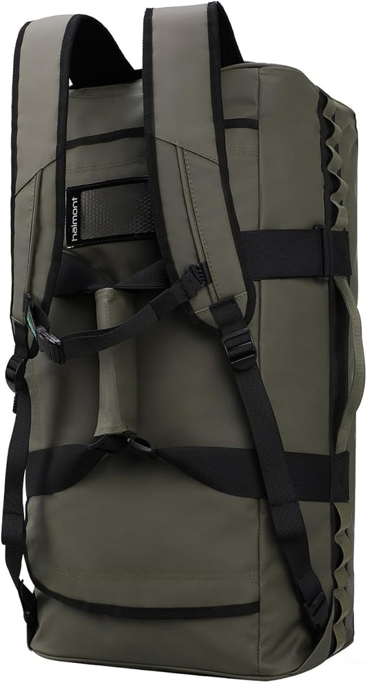 Haimont Large Duffle Bag for Men Women, Convertible Duffel Backpack, Heavy Duty Back Pack for Travel, Outdoor, Camping Hiking, Army Green 90L