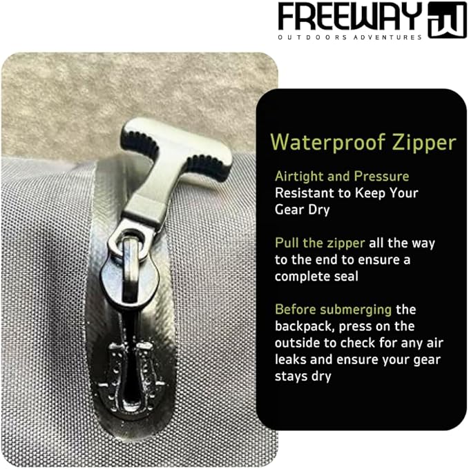 Premium Dry Bag Waterproof Fanny Pack for Water Sports – 100% Waterproof with Reflective Strip – Ideal for Snorkeling, Kayaking, Surfing, Boating & Paddle Boarding – Adjustable Waist Belt (Black)