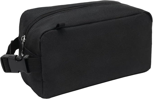 FlowFly Small Insulated Lunch box Portable Soft Bag Mini Cooler Thermal Meal Tote Kit with Buckle for Work, BlackWithBuckle