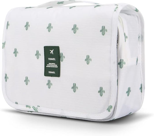 Mossio Hanging Toiletry Bag - Large Cosmetic Makeup Travel Organizer for Men & Women with Sturdy Hook