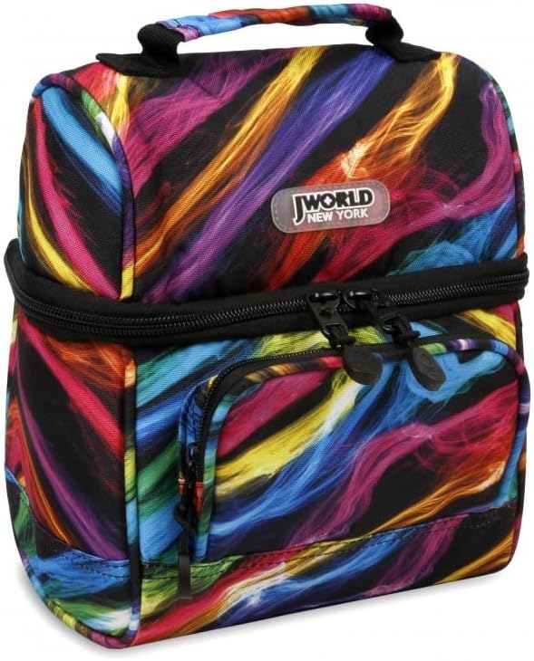J World Corey Kids Lunch Bag. Insulated Lunch-Box for Boys Girls, Quantum