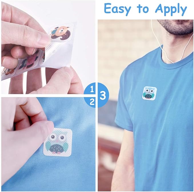 120 Pack Mosquito Patches Stickers for Adult Kids, Resealable Stickers with 2Pack Mosquito Bracelet, Mosquito Patches for Kids, Mosquito Patches Stickers for Outdoor Camping & Travel
