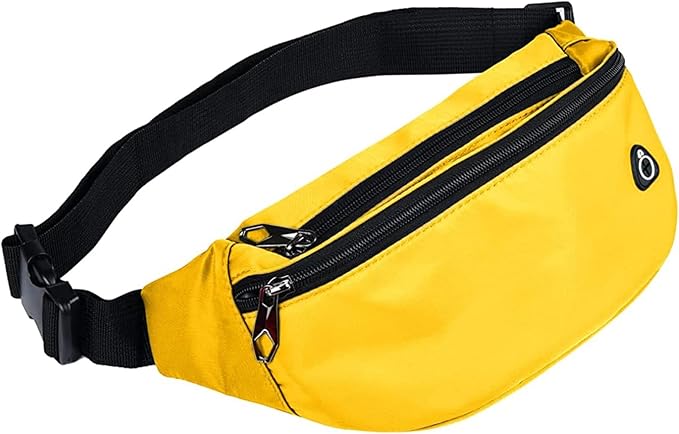 Fanny Pack for Men Women, Waterproof Sports Waist Bag Pack, Belt Bag for Travel Hiking Running