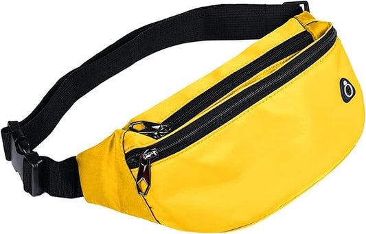 Fanny Pack for Men Women, Waterproof Sports Waist Bag Pack, Belt Bag for Travel Hiking Running