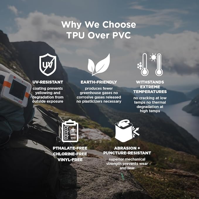 LuminAID Max Quick Inflate 2-in-1 Solar Camping Lantern and Phone Charger - Rechargeable LED Lamp for Camping, Hiking & Travel - Waterproof Emergency Light for Power Outages, Hurricane, Survival Kits