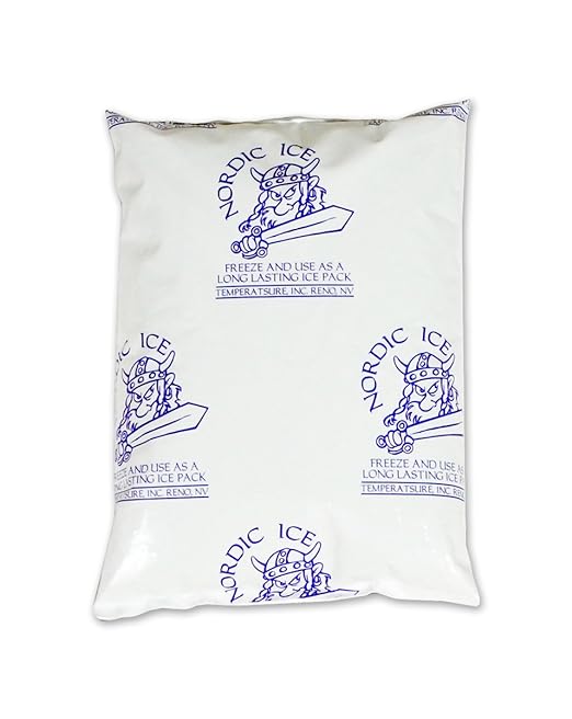 Nordic Ice NOR1032 Reusable Long-Lasting Gel Pack, 16 oz. (Pack of 3)