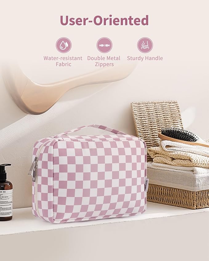 Narwey Hanging Travel Toiletry Bag Cosmetic Make up Organizer for Women and Girls Waterproof