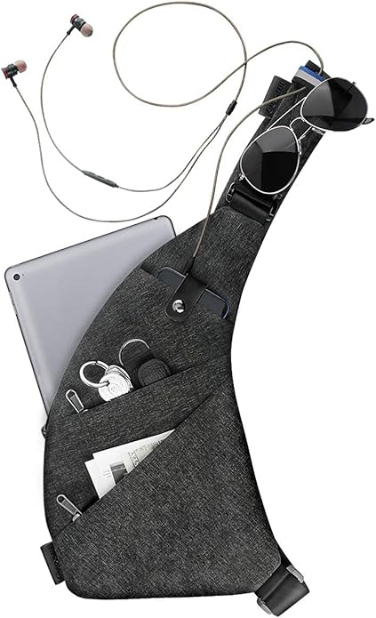 Sling Crossbody Bags Trendy Travel Anti Theft Safe Purse Bags for Women Men Waterproof