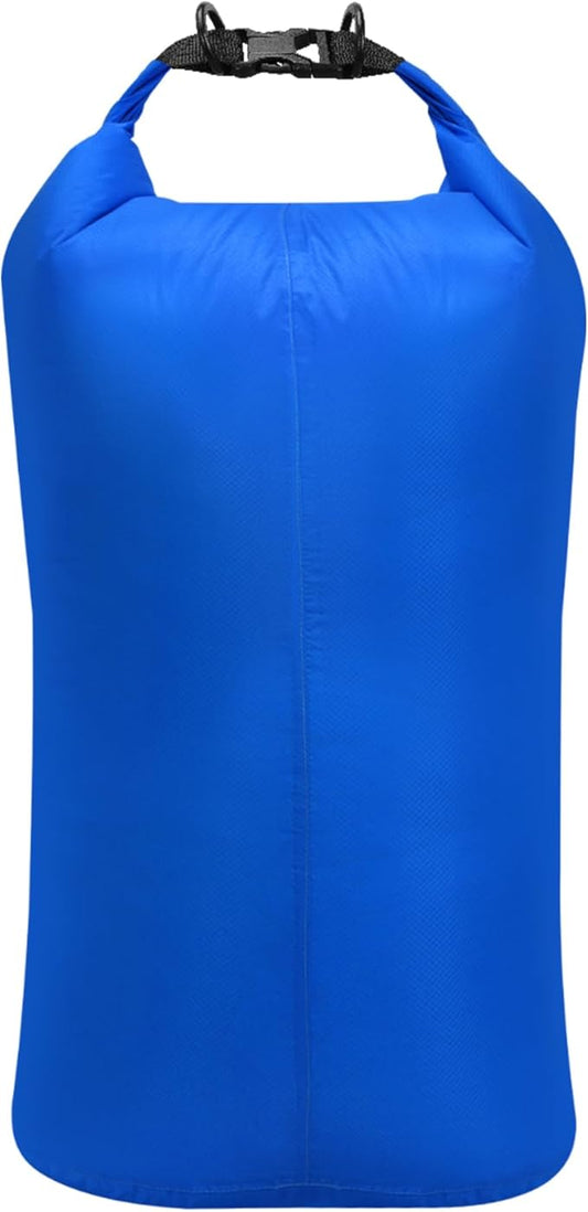 Desoto Waterproof Dry Bag - Roll Top Waterproof Backpack Sack Keeps Gear Dry, PU5000mm, for Kayaking,Boating, Hiking, Camping (Blue, 10L)