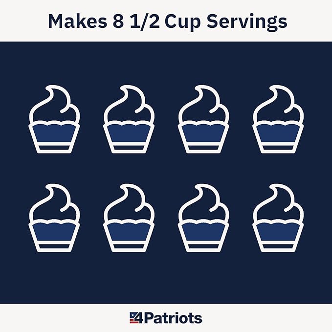 4Patriots Old Fashioned Chocolate Pudding Sample Pouch: Long-Lasting Emergency Dessert Snack, 8 Servings