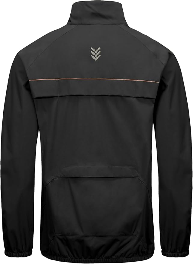 Little Donkey Andy Men's Cycling Jacket, Waterproof Lightweight Windbreaker, Packable