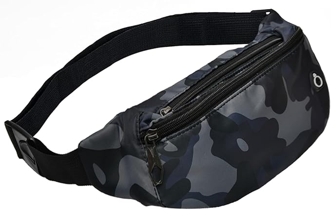 Fanny Pack for Men Women, Waterproof Sports Waist Bag Pack, Belt Bag for Travel Hiking Running