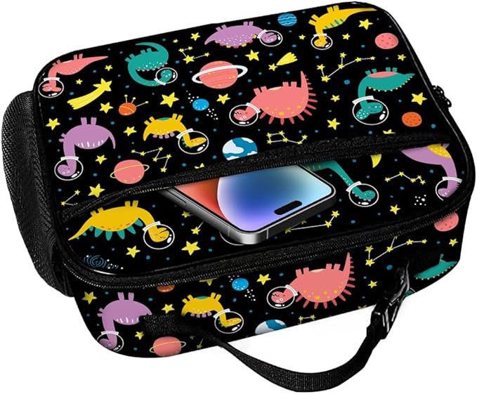 Dinosaur Lunch Bag Reusable Insulated Lunch Box Keep Food Cooler Thermal Lunch Tote for Women Men