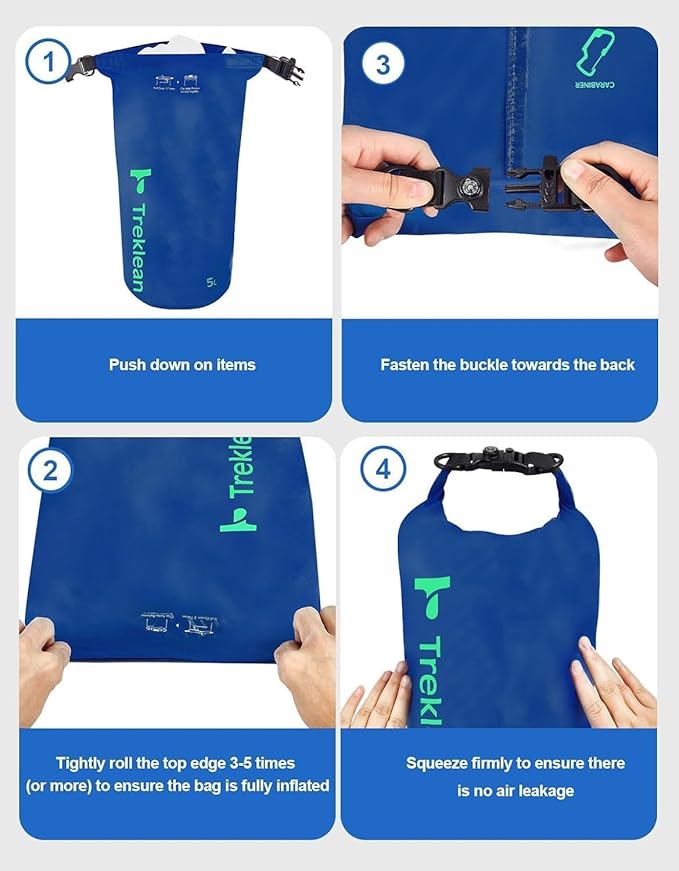 Dry Bag, Waterproof Floating and Lightweight Dry Bags, Roll Top Sack Keeps Gear Dry, for Kayaking, Rafting, Boating, Swimming, Camping, Hiking, Beach, Fishing outdoor