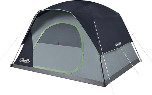 Coleman Skydome Tent with 5 Minute Setup, 2/4/6/8-Person Weatherproof Tent with Rainfly & Carry Bag, 20% More Headroom Than Traditional Canopies