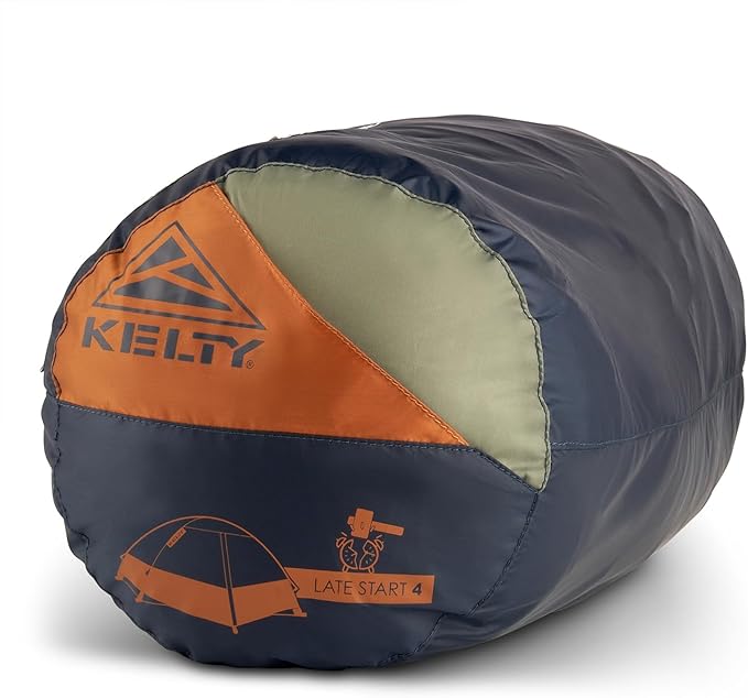 Kelty Late Start Backpacking Tent – Lightweight Two Man Camping Tent Shelter with Quickcorners, Aluminum Poles, Waterproof Poly Fly, Updated for 2024