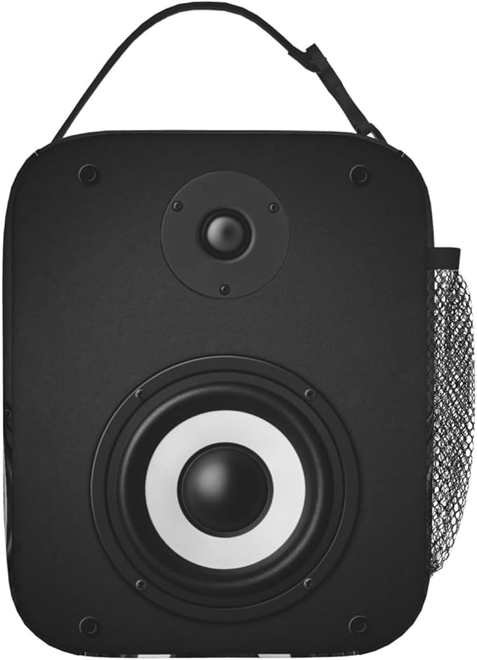 Music Lunch Bag Insulated Reusable Lunch Box Thermal Cooler Tote For Men Women Work Travel Picnic Hiking