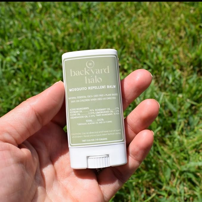 Natural Mosquito and Insect Repellent Balm Stick | Travel-Pocket Size 0.6 oz Each | Plant Based | Deet Free | Alcohol Free | 2-Pack