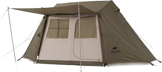 Naturehike Village Instant Tent, 4 Person 8 Person Camping Tent with Full Rainfly, Waterproof Large Cabin Tents for Car Camping