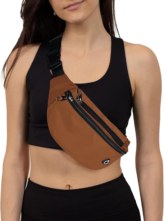 Fanny Pack for Men Women, Waterproof Sports Waist Bag Pack, Belt Bag for Travel Hiking Running