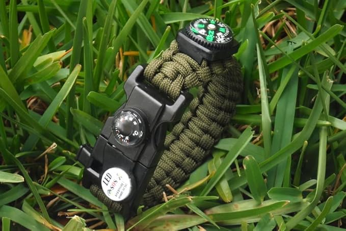 GALAXYLENSE Galaxy 251 Pcs First Aid Kits For Survival Emergency Trauma Military Combat Tactical Medical Hunting Camping Hiking IFAK EMT Bag (21 in 1 Bracelets Green)