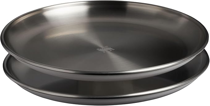 Stanley Wildfare Pro 15-Piece Stainless Steel Fry Pan Cook Set | 8.75 in Fry Pan with Fold & Lock Handle | Plates and Utensils | Camping Essentials for Your Camp Kitchen | BPA-Free
