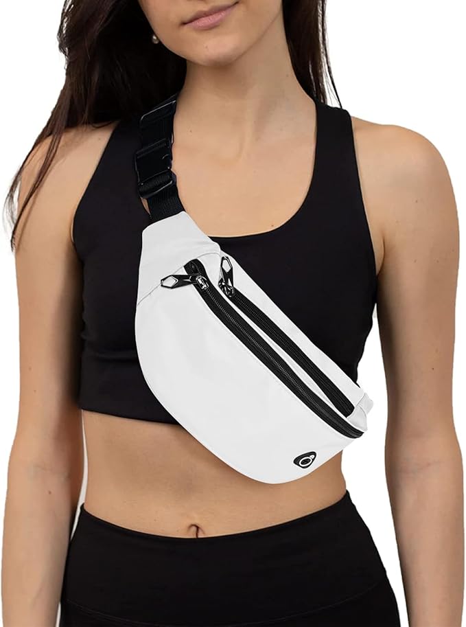 Fanny Pack for Men Women, Waterproof Sports Waist Bag Pack, Belt Bag for Travel Hiking Running