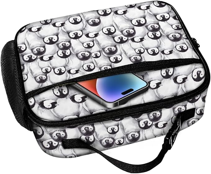 Penguin Lunch Bag Reusable Insulated Lunch Box Keep Food Cooler Thermal Lunch Tote for Women Men
