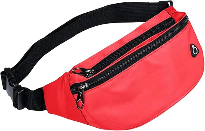 Fanny Pack for Men Women, Waterproof Sports Waist Bag Pack, Belt Bag for Travel Hiking Running