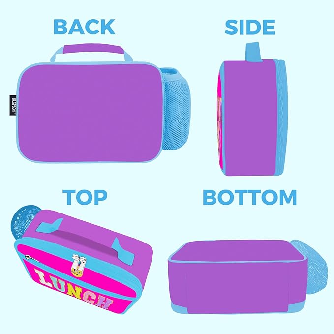 RLGPBON Kids Lunch Bag,Insulated Lunch Box for Girls Boys,Lunch Bag Toddler Teen,School Daycare Cute Travel bags