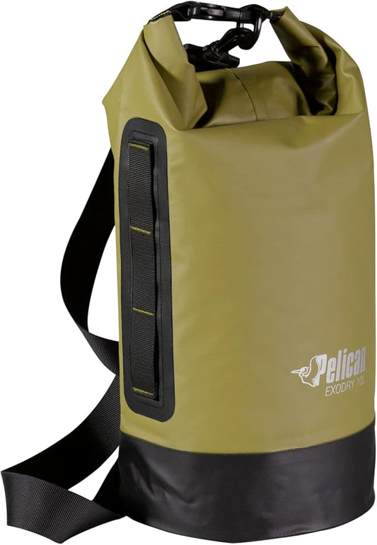 Pelican Waterproof Dry Bag 10L/20L/30L - Reflective - Exodry - Waterproof - Keeps Gear Dry for Kayaking, Beach, Rafting and Fishing