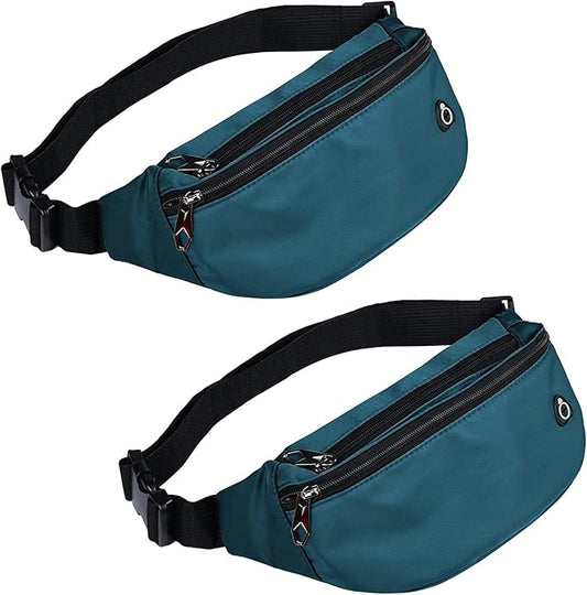 Fanny Pack for Men Women, Waterproof Sports Waist Bag Pack, Belt Bag for Travel Hiking Running