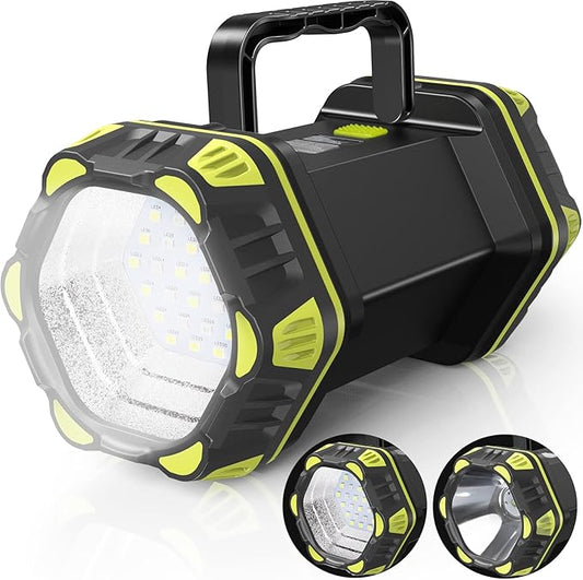 AlpsWolf Camping Lantern Rechargeable, LED Flashlight, 4800 Capacity Battery Powered, Portable Light, 4+4 Modes for Emergency, Outdoor, Power Outages, Fishing