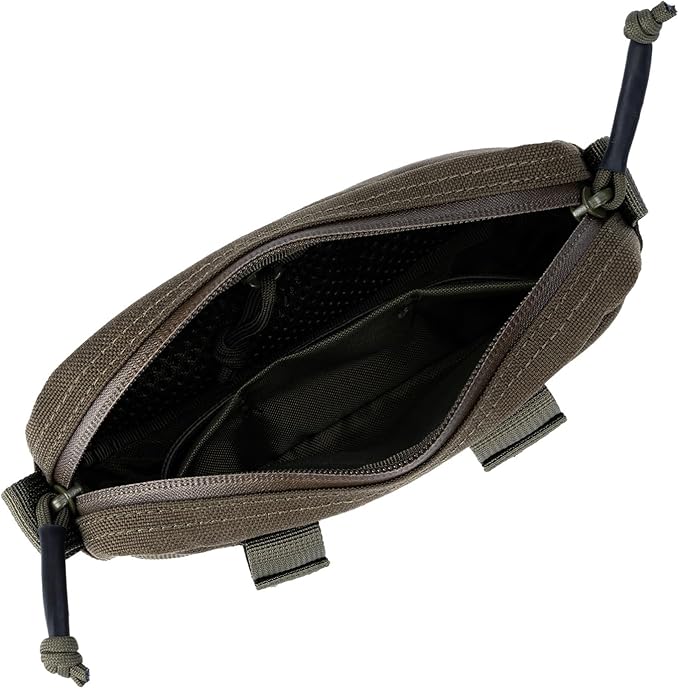 Tactical Belt Pouch EDC Waist Bag MOLLE Admin Pocket Modular Medical Kit Organizer Phone Holster Vest Pack Nylon Utility Zipper Wallet Small Gear Tool Carrier for Men Women Camping Hiking