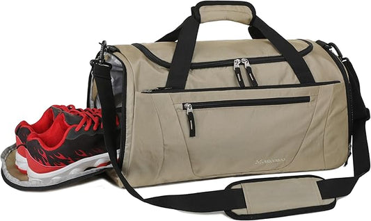 Gym Bag 40L Sports Travel Duffel Bag for Men and Women with Shoes Compartment