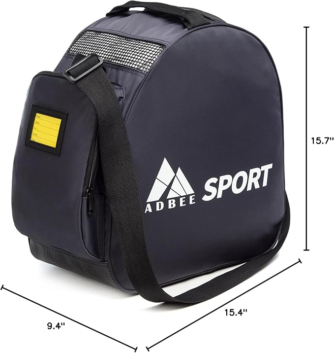 Multipurpose Ski Boot Bag - Large Capacity Waterproof Travel Ski Bag for Men and Women,Portable Snowboarding Gear Storage Bags Suitable for Ski Boots,Ski Clothing and Helmets