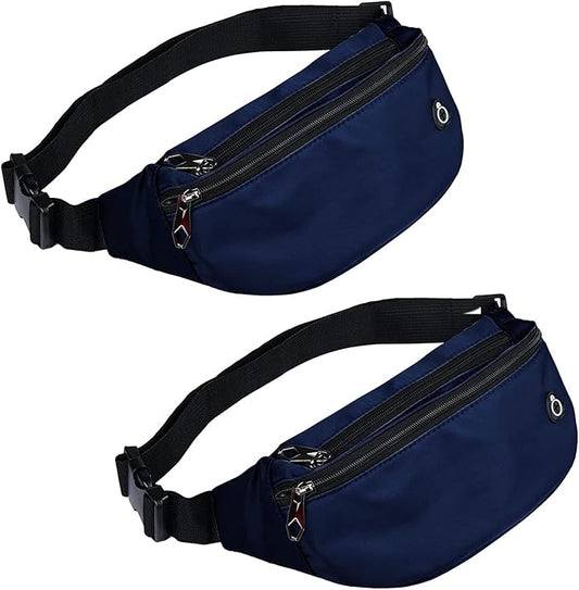 Fanny Pack for Men Women, Waterproof Sports Waist Bag Pack, Belt Bag for Travel Hiking Running