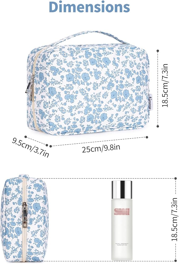 Narwey Hanging Travel Toiletry Bag Cosmetic Make up Organizer for Women and Girls Waterproof
