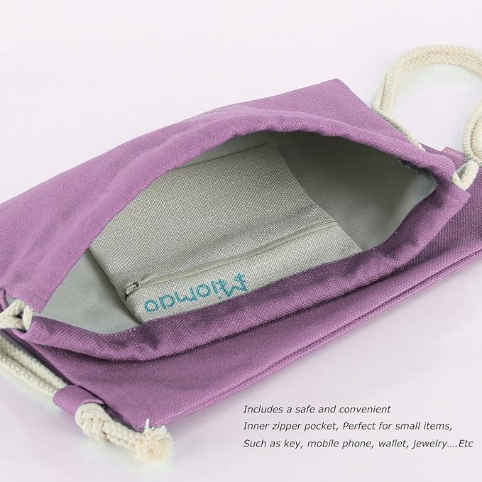 Drawstring Backpack Pineapple Style String Bag Canvas Beach Sport Daypack