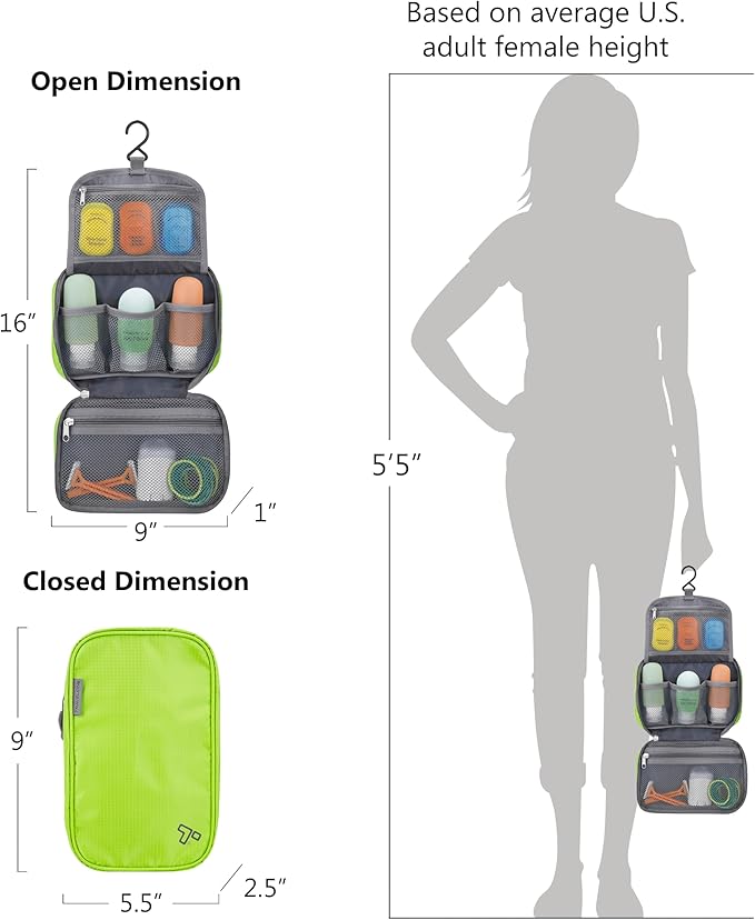 Travelon Compact Hanging Toiletry Kit