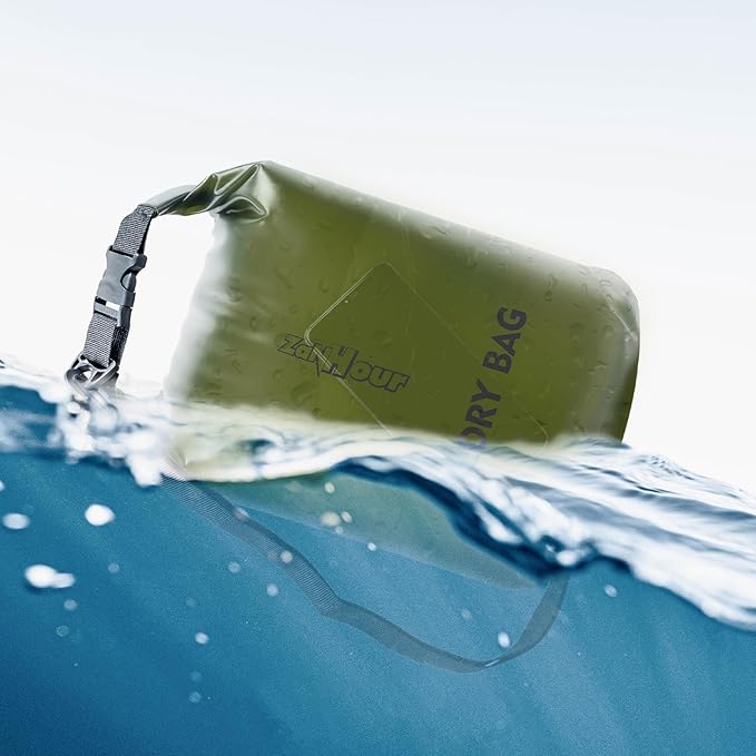 Waterproof Dry Bag - Roll Top Transparent Storage Bag,2L/5L/10L/20L,Suitable for Traveling, Swimming, Kayaking, Camping, Fishing, Rainy Day Trips