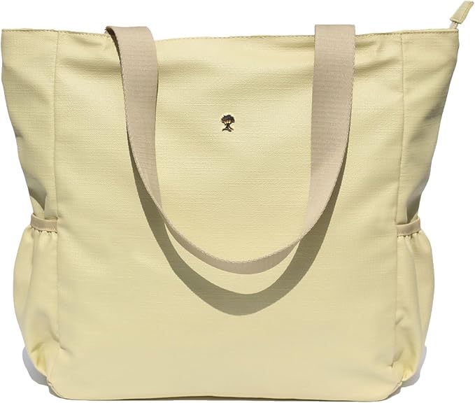 ESVAN Original Floral Water Resistant Large Tote Bag Shoulder Bag for Gym Beach Travel Daily Bags Upgraded