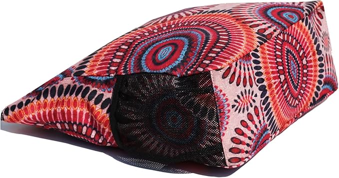 ESVAN Original Floral Water Resistant Large Tote Bag Shoulder Bag for Gym Beach Travel Daily Bags Upgraded