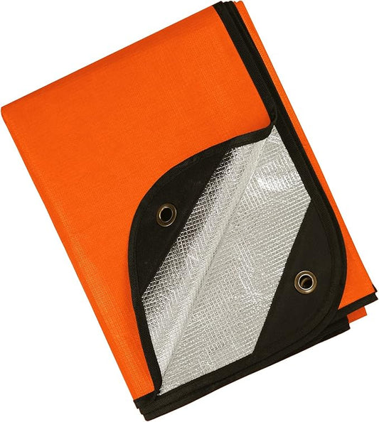 Heavy Duty Survival Blanket -Multifunctional Reflective Tarp Thermal Blanket - 60" x 83" Waterproof Sandproof for Camping Hiking Outdoors Multifunctional Emergency Blanket…