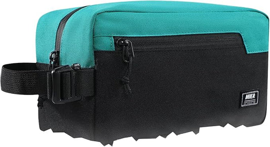 MIER Freezable Snack Bags Small Frozen Mini Cooler Lunch Bag Freezer Insulated Pouch for Kids Adults Work School Travel On-the-go, Blue/Black