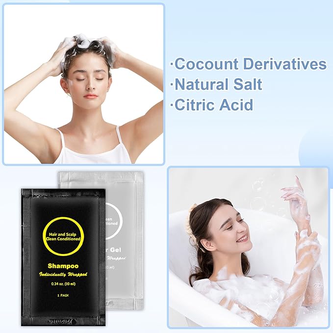 Toiletry Kits Homeless Personal Hygiene Kits for Homeless Care Package Supplies In Bulk, Disposable Travel Size Essential Women Men Toiletries Set for Hotel, Charity,Camping,Travel (20 Pack)